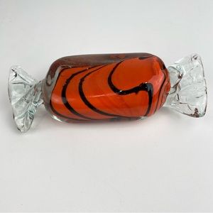 Vintage Late 20th Century Art Glass Cellophane Candy